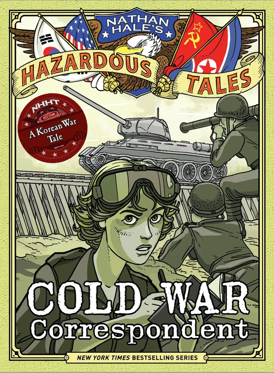 Nathan Hale Cold War Correspondent innbundet barnebok 11