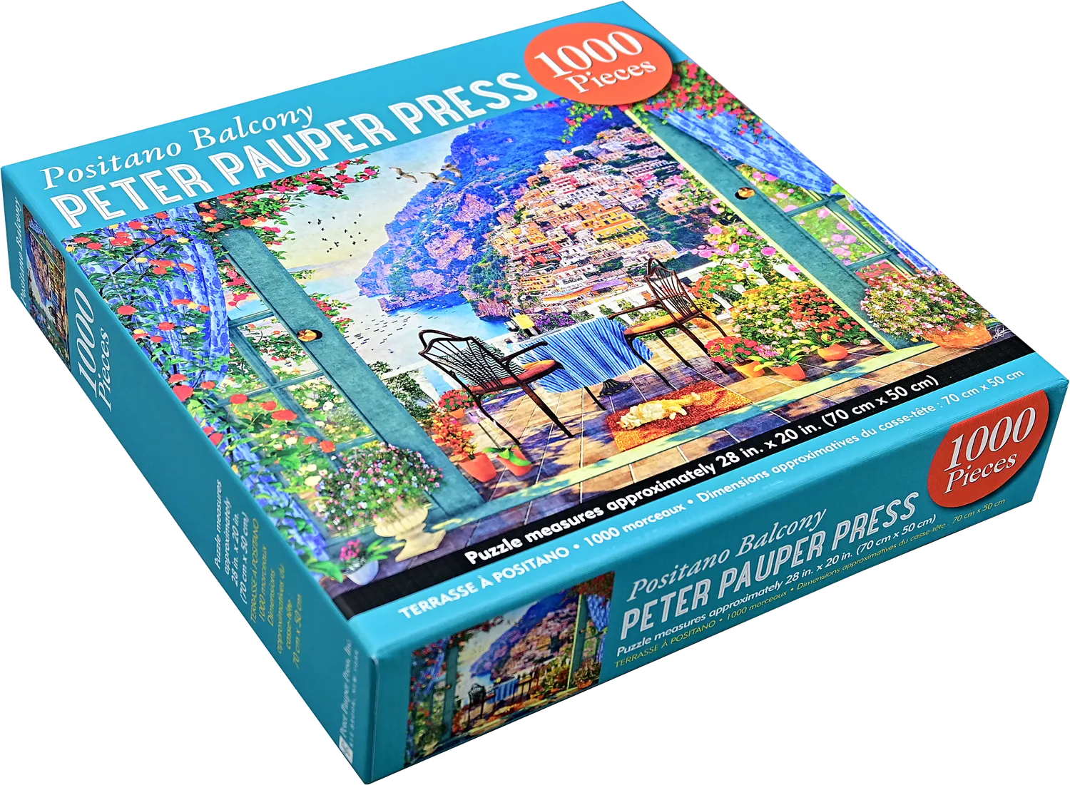 Peter Pauper Press Positano Balcony puslespill 1000 katt