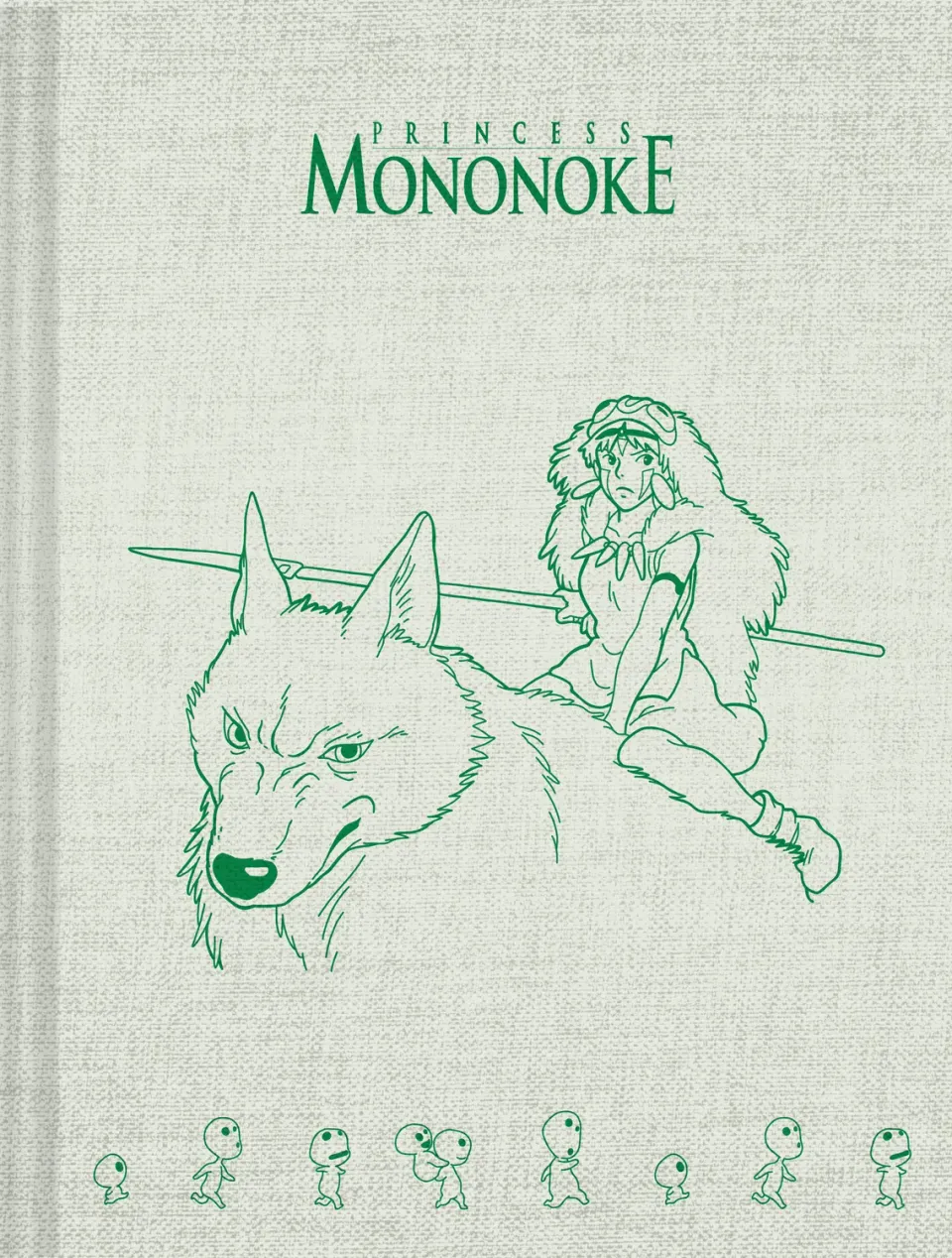 Studio Ghibli Princess Mononoke notatbok innbundet linjert
