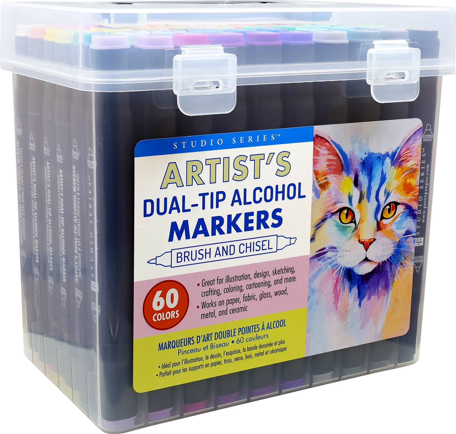 Studio Series Artist´s Dual-Tip tusjer 60-pk alkohol