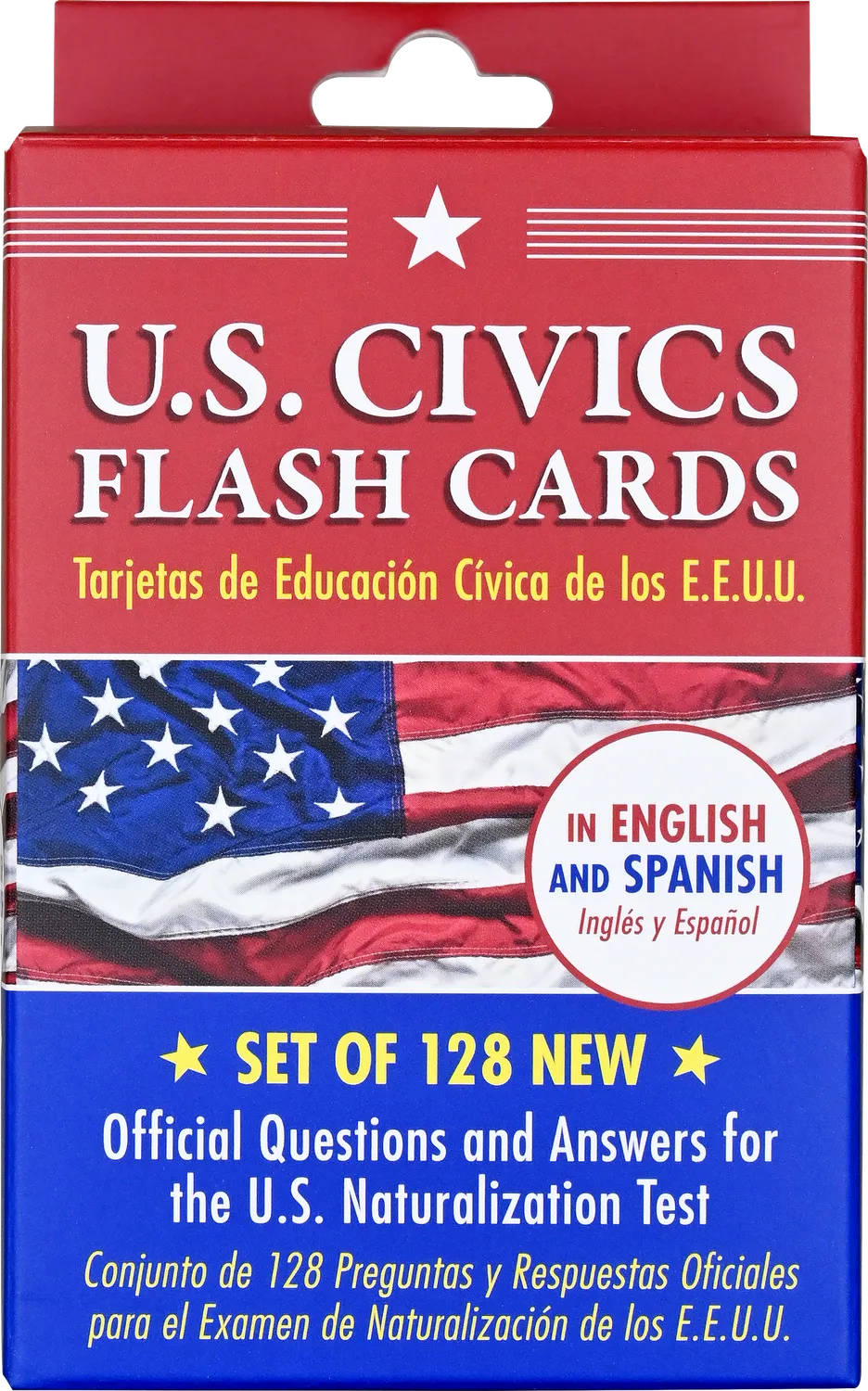 Peter Pauper Press Bilingual US Citizenship puggkort 128 stk
