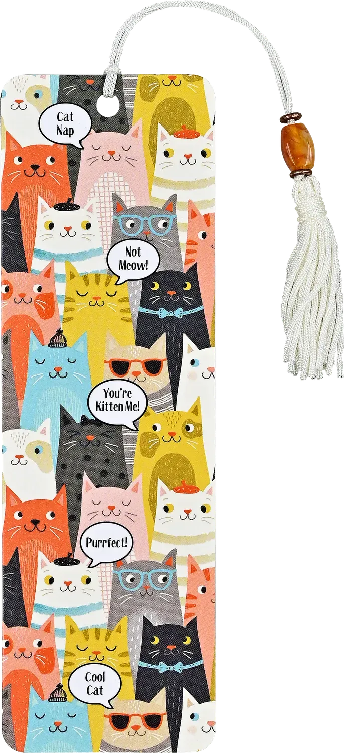 Peter Pauper Press Cats bokmerke perler katt