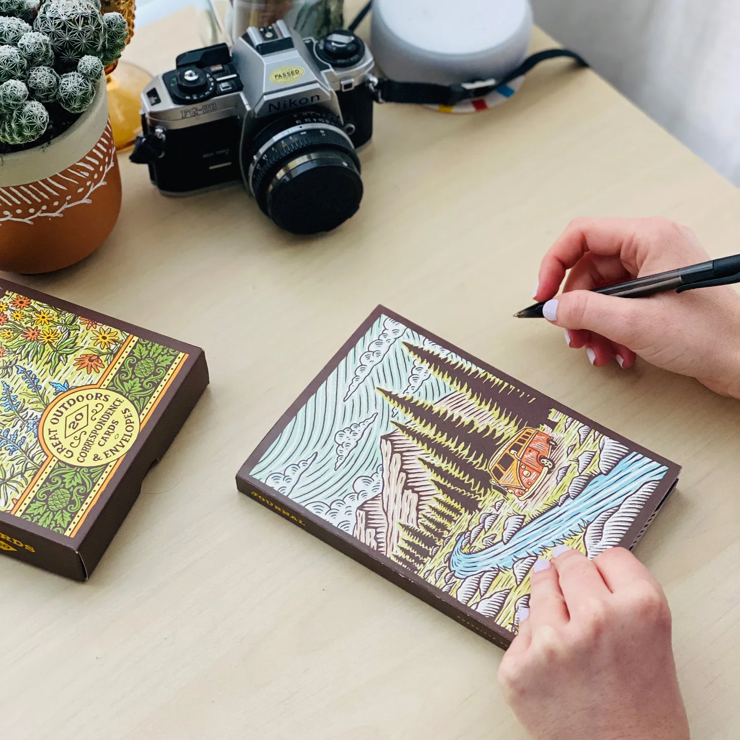 Chronicle Books Great Outdoors Flexi Journal linjert tur