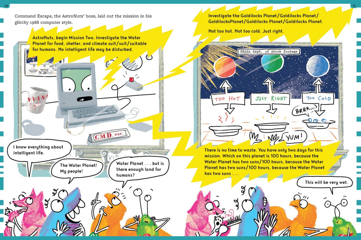 Chronicle Books AstroNuts Mission Two Water Planet pocket 8–12 år