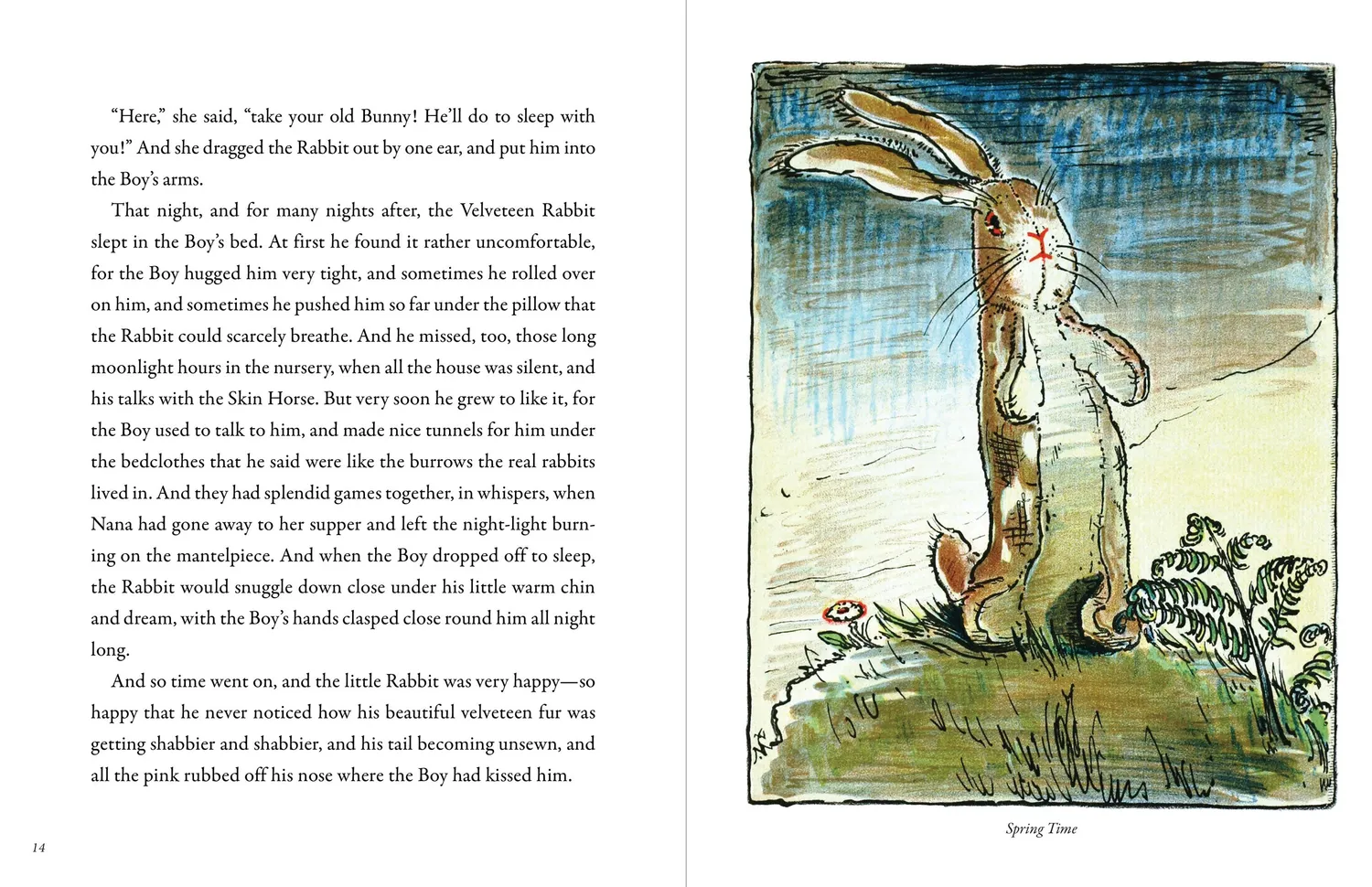 Peter Pauper Press The Velveteen Rabbit barnebok innbundet gaveutgave