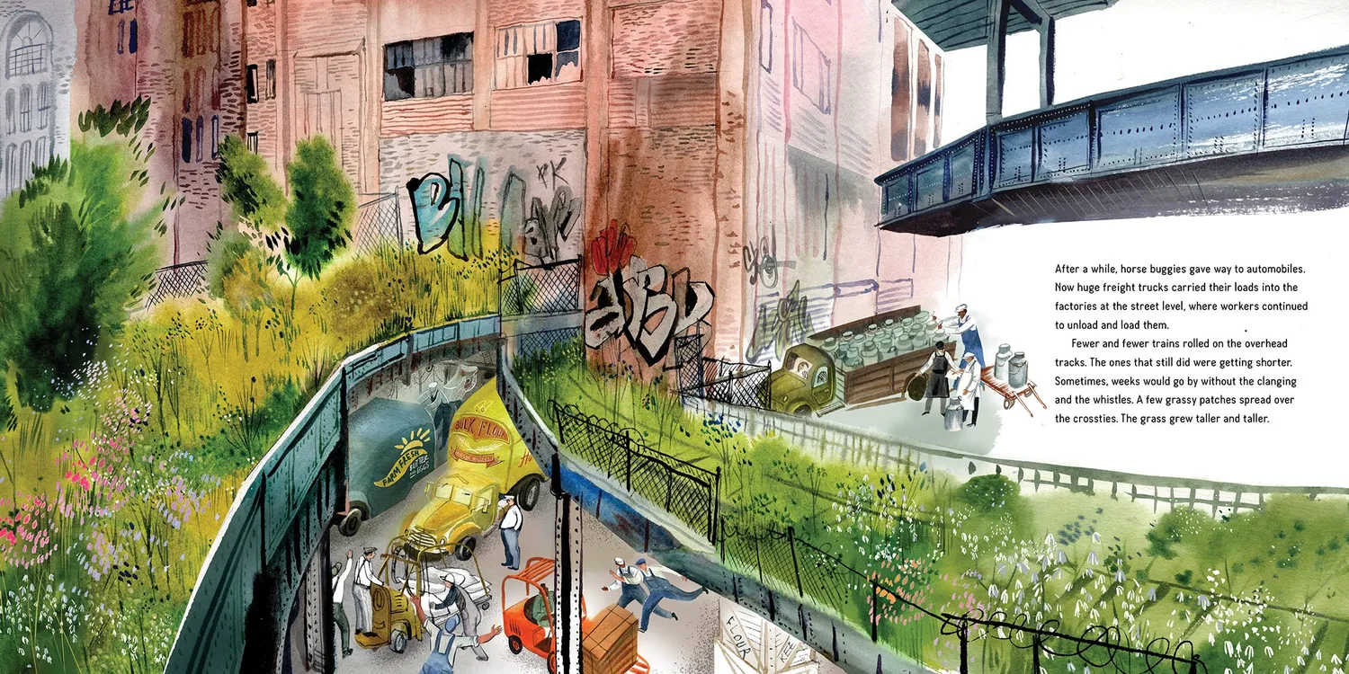 Abrams The High Line innbundet barnebok 4–8 år