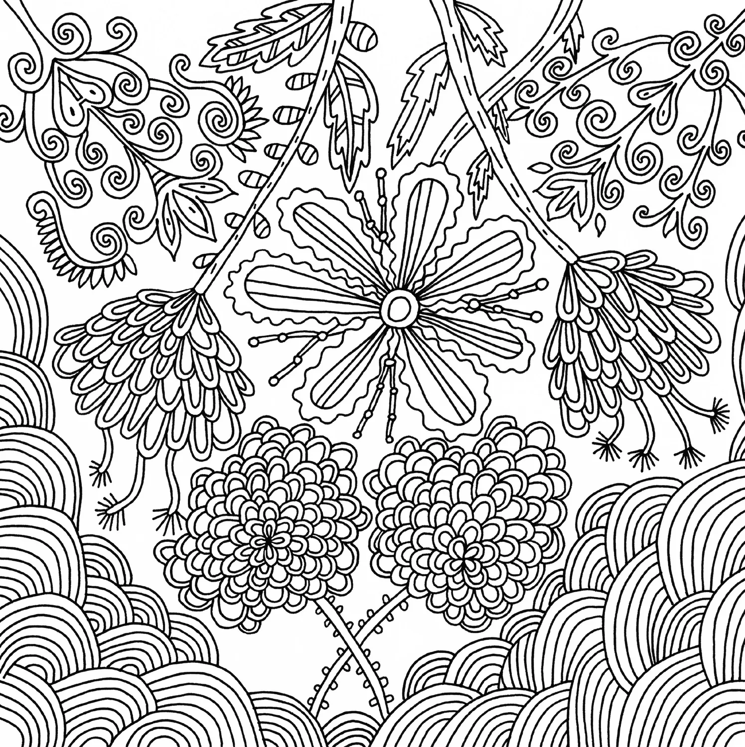 Peter Pauper Press Serenity fargeleggingsbok 31 motiver