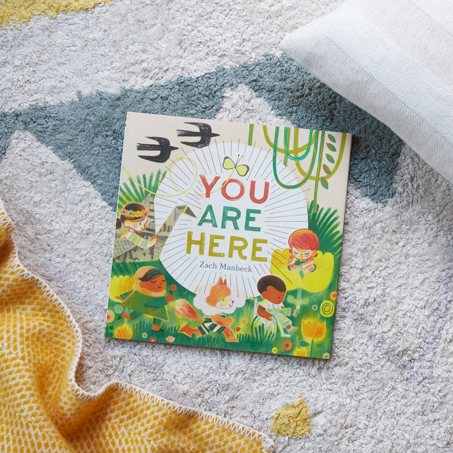 Abrams and Chronicle You Are Here bildebok innbundet trøst