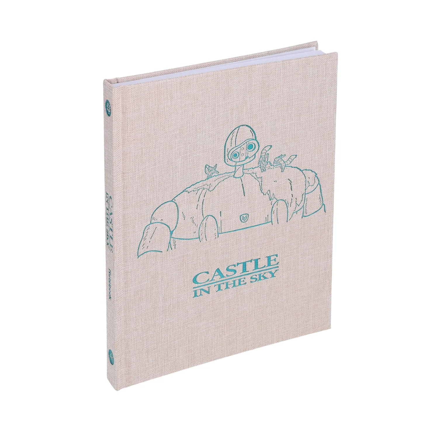 Studio Ghibli Castle in the Sky notatbok linjert