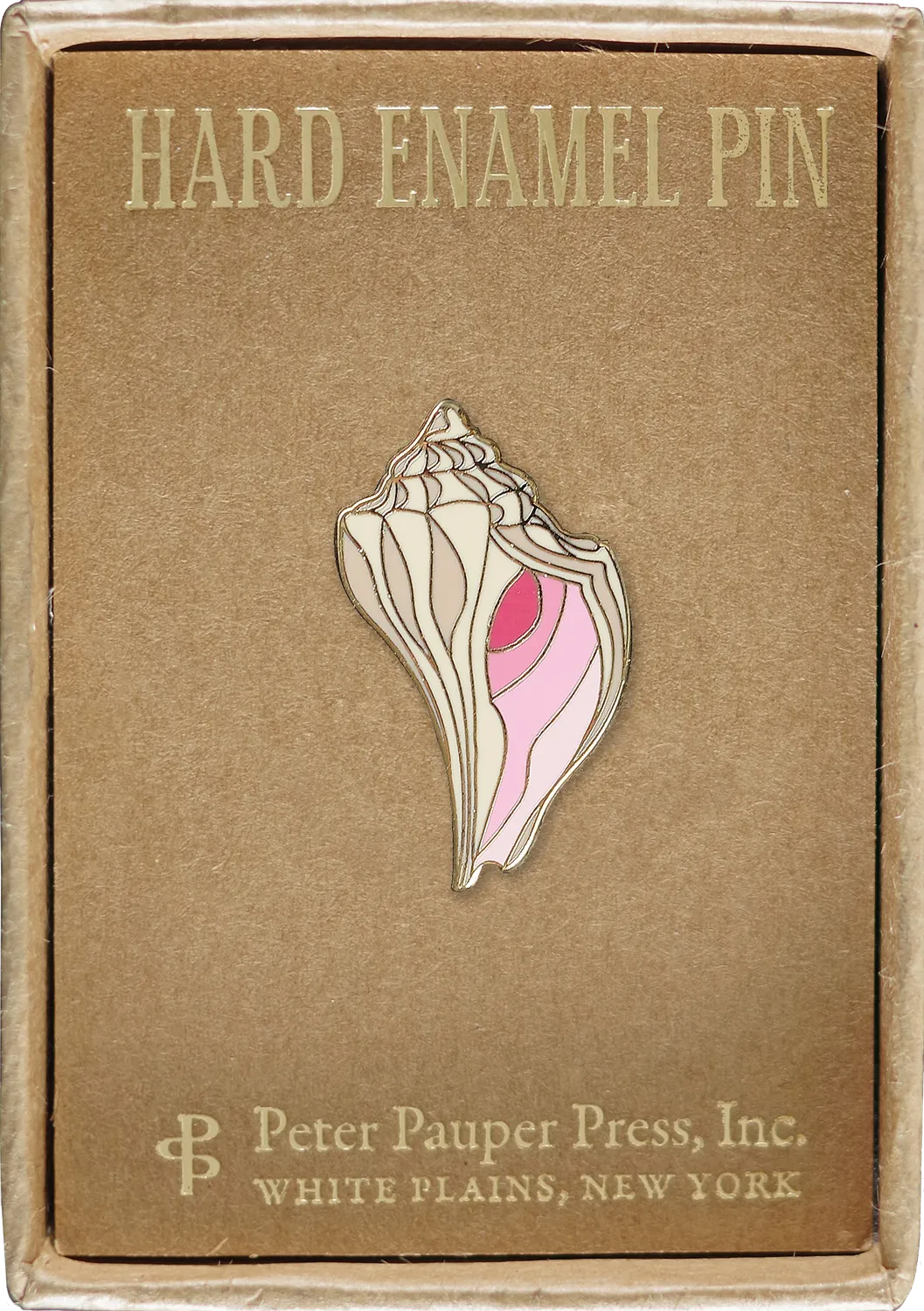 Peter Pauper Press Seashell emaljepin skjell