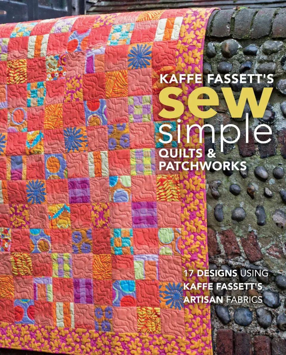 Kaffe Fassett Sew Simple Quilts quiltebok pocket fargerik