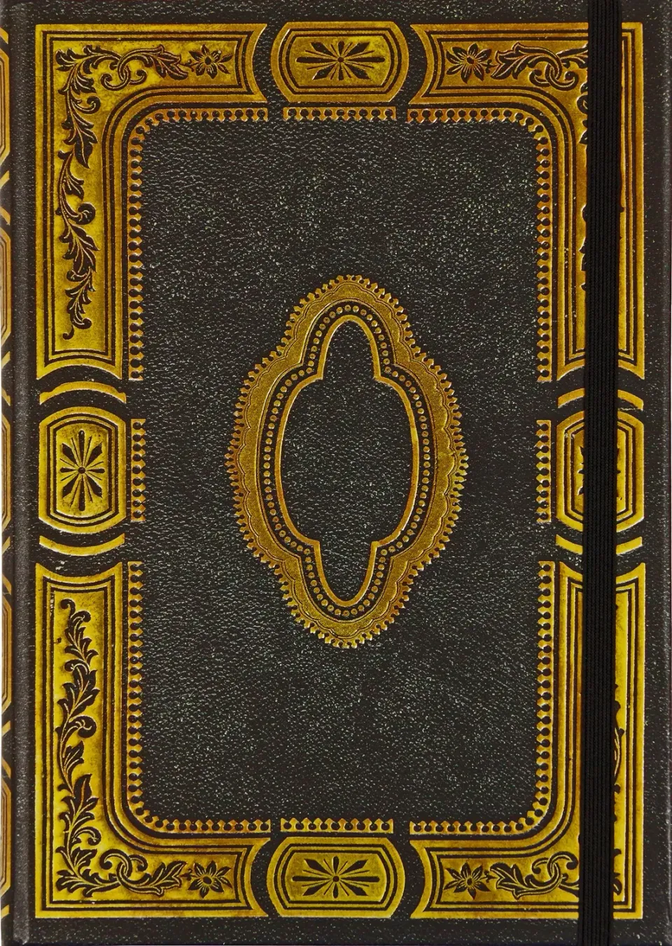 Peter Pauper Press Gilded Onyx journal linjert liten