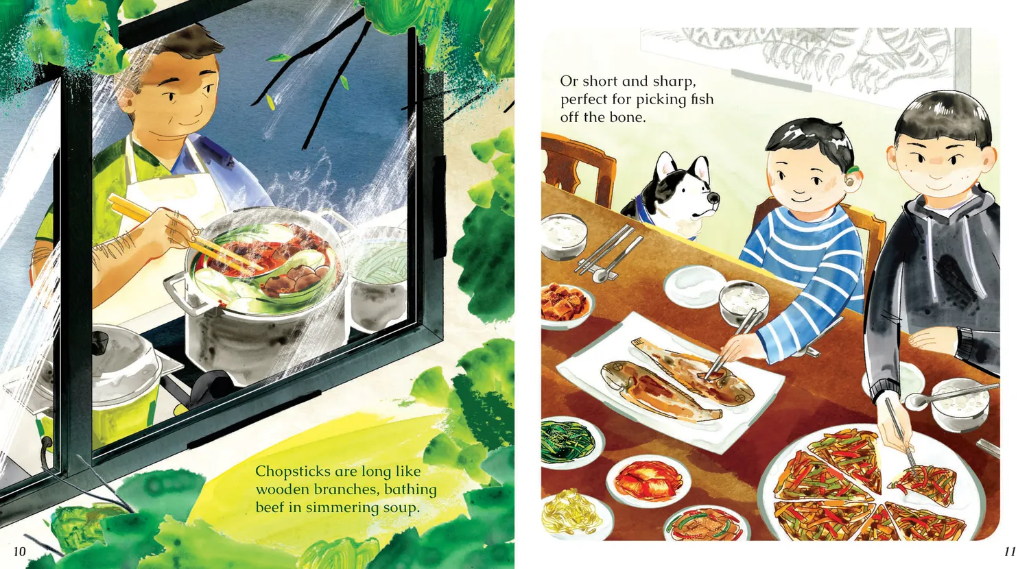 Chronicle Books Chopsticks Are innbundet bildebok