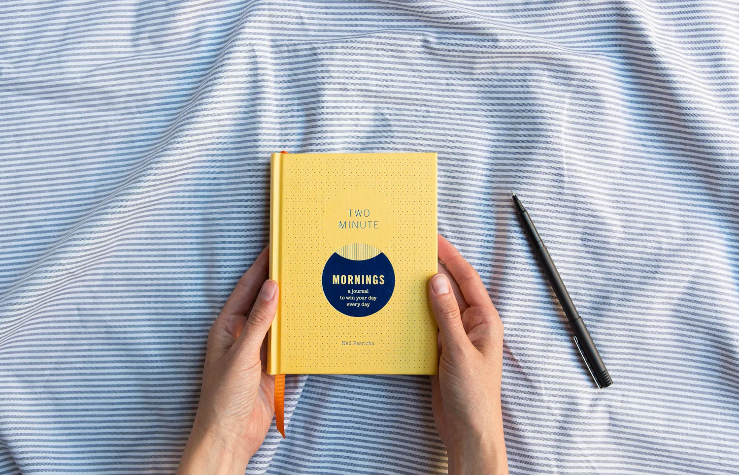 Chronicle Two Minute Mornings journal takknemlighet