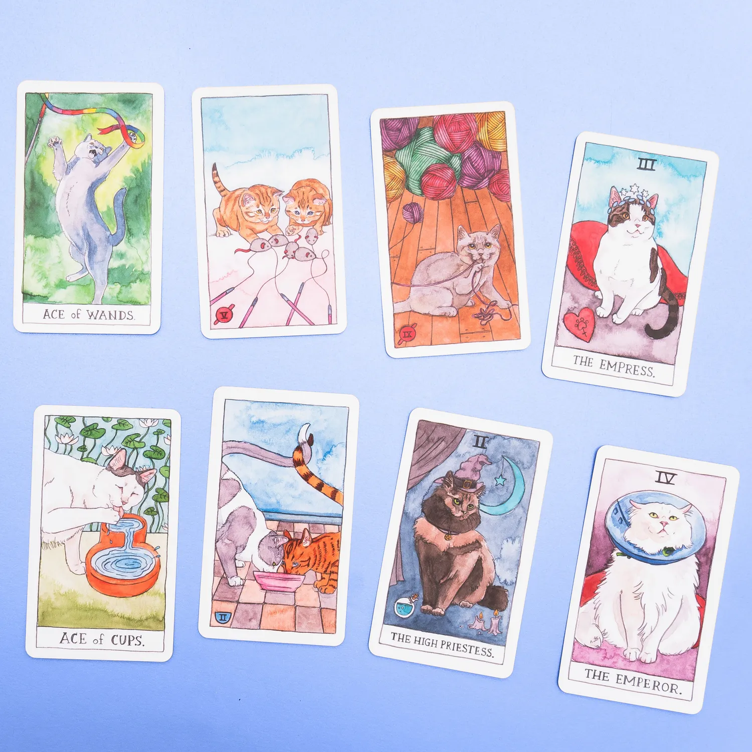 Chronicle Cat Tarot tarotkort 78 kort med guidebok