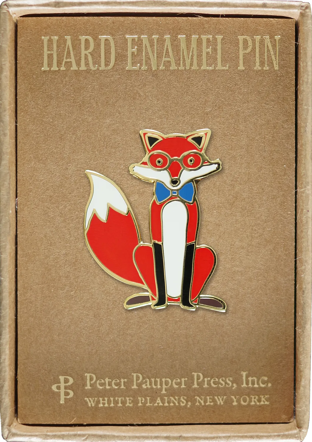 Peter Pauper Press Fox emaljepinne rev hard emalje
