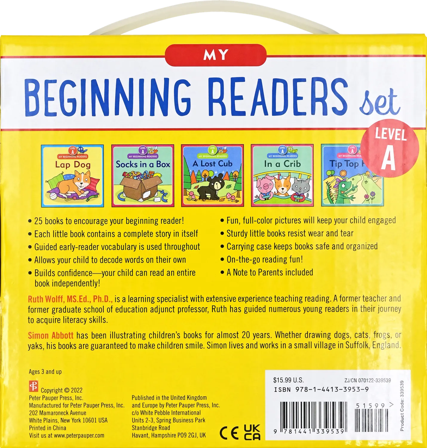 Peter Pauper Press My Beginning Readers Level A lesebøker 25-pakn