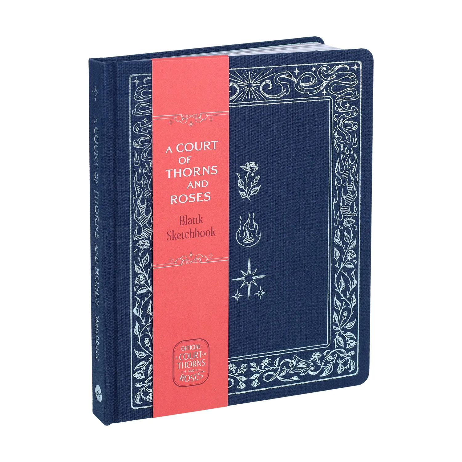 Sarah J. Maas ACOTAR skissebok Flowers Flames Stars