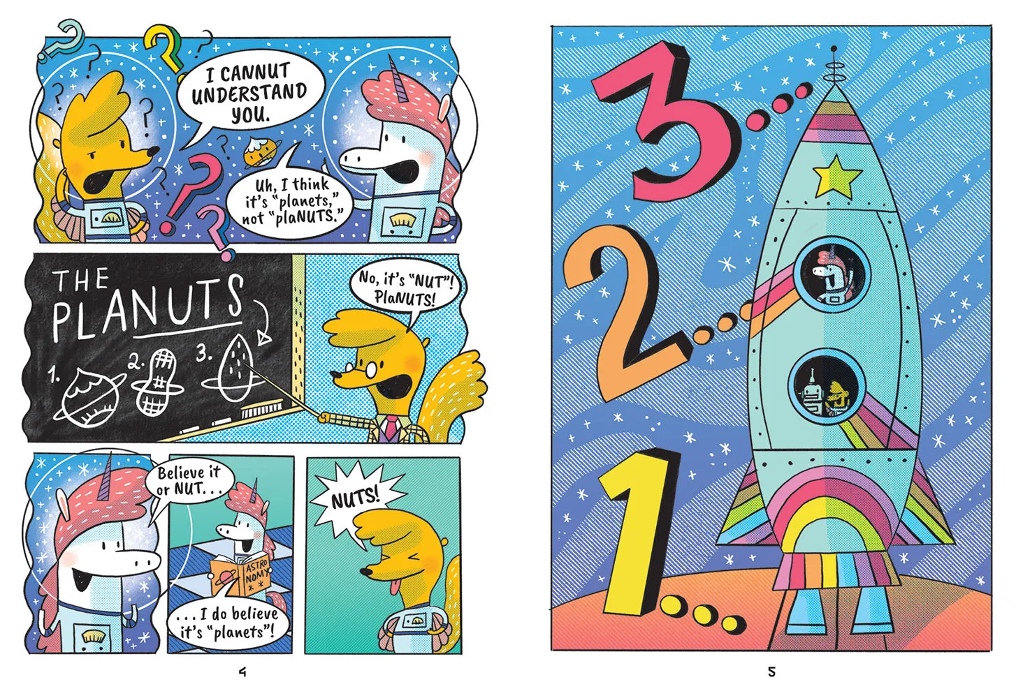 Hello!Lucky Astrid Stella Cosmic Adventures grafisk roman 6-9