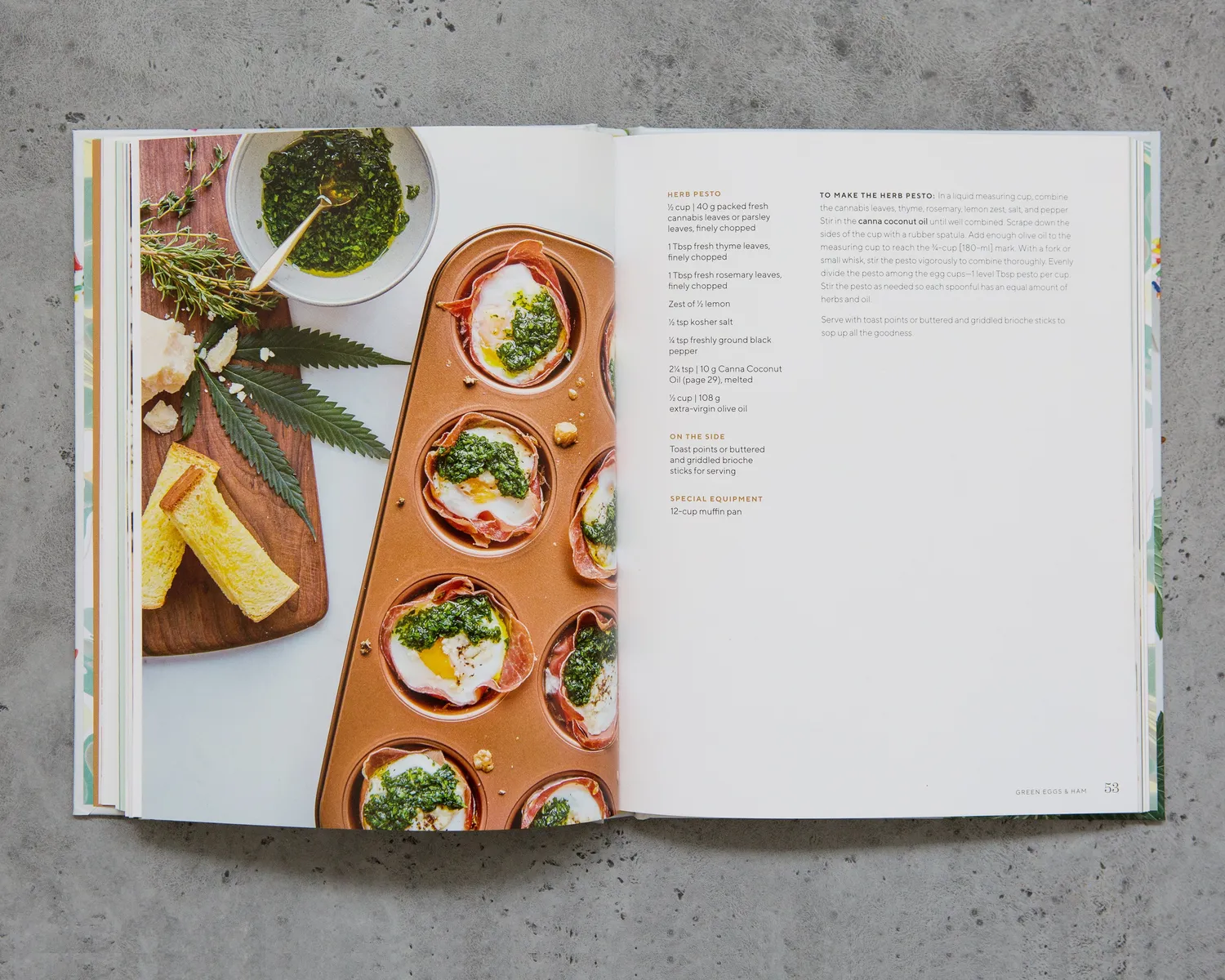 Abrams and Chronicle Edibles kokebok innbundet lavdose