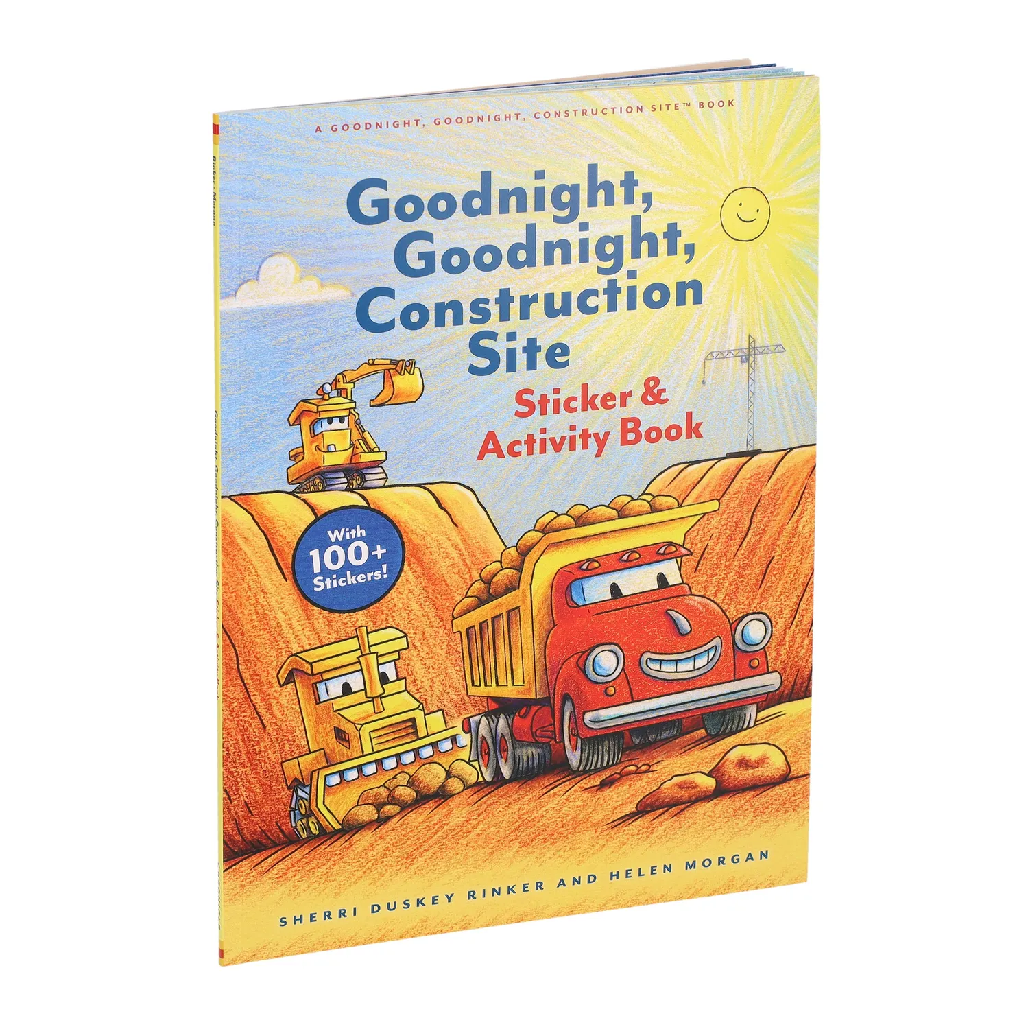 Chronicle Books Goodnight Construction Site Sticker aktivitetsbok med klistremerker