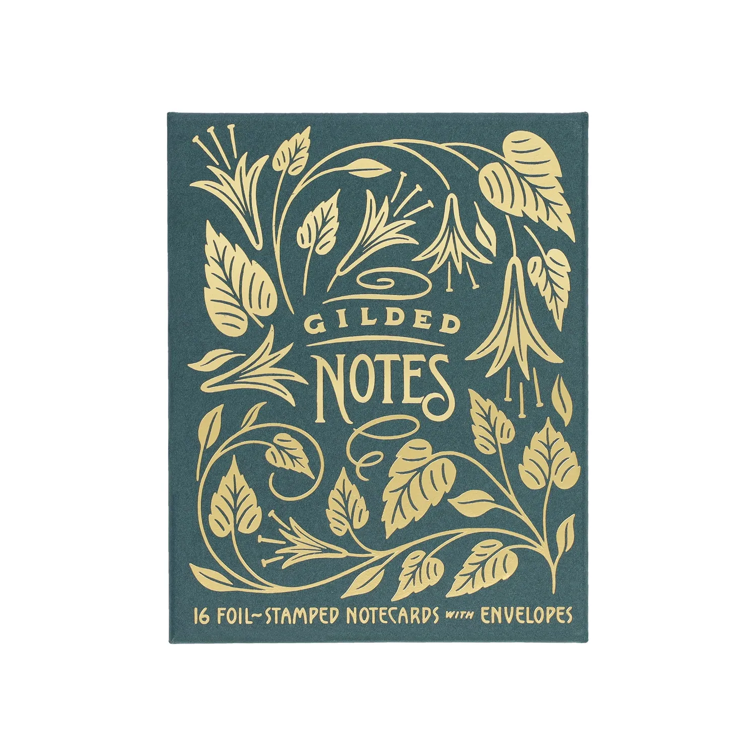 Chronicle Books Gilded Notes notatkort 16 stk gull