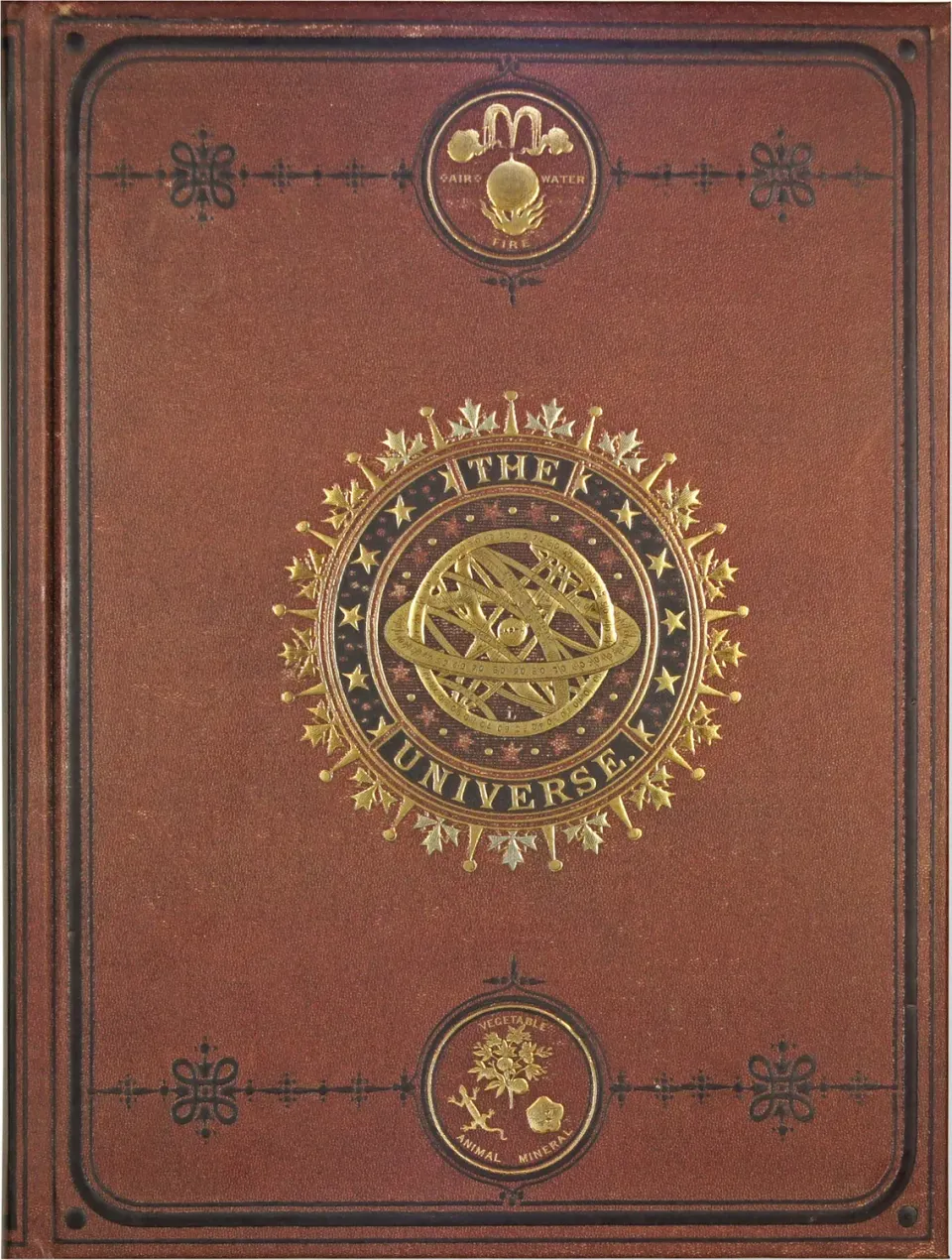 Peter Pauper Press The Universe Journal notatbok gullsnitt