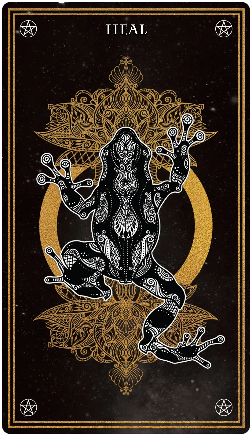 Peter Pauper Press Wild Mystic orakelkort 50 kort med bok