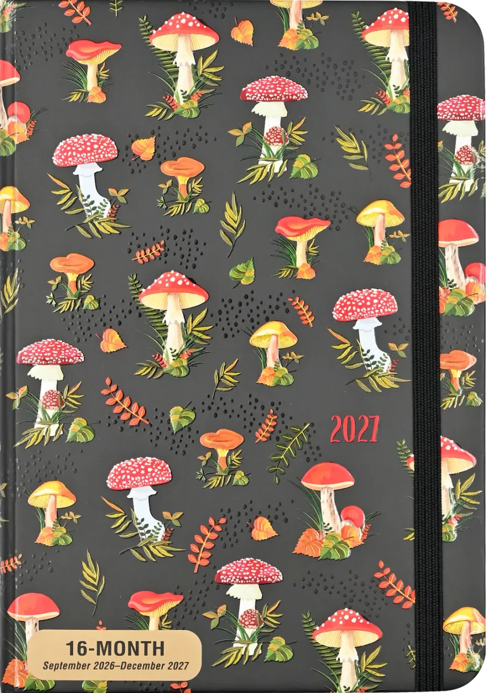 Peter Pauper Press 2027 Mushrooms Weekly Planner ukeplanlegger