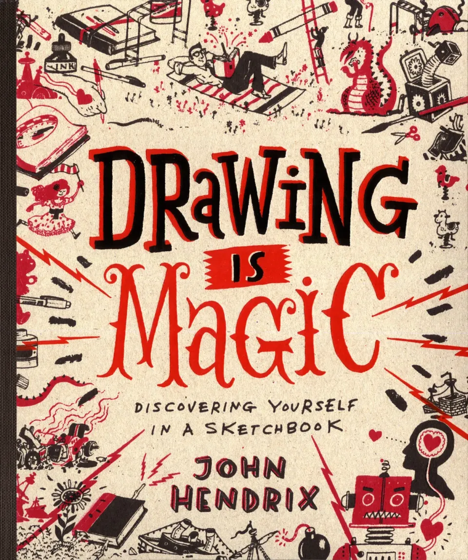 John Hendrix Drawing Is Magic tegnebok innbundet