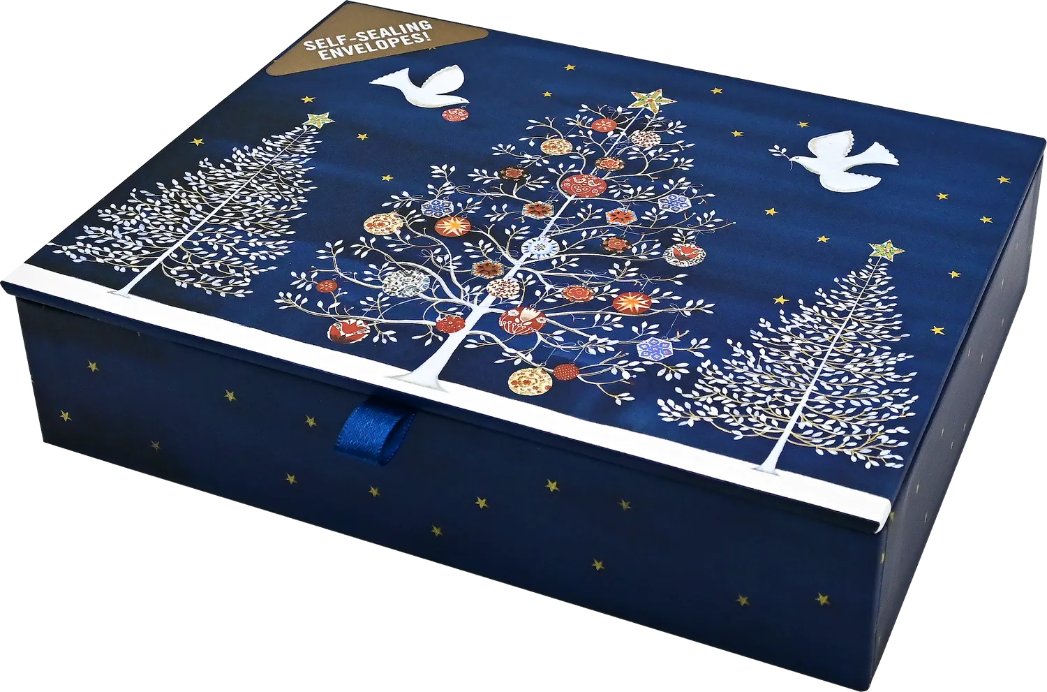 Peter Pauper Press Doves of the Season julekort 20-pk eske