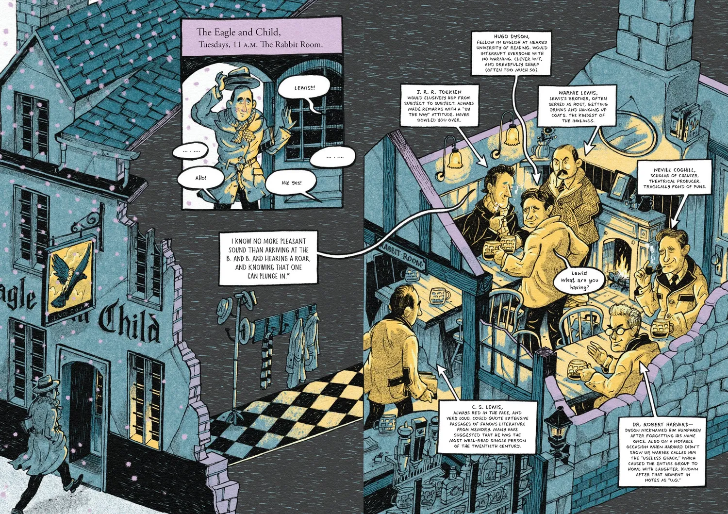 Mythmakers Lewis Tolkien grafisk roman innbundet