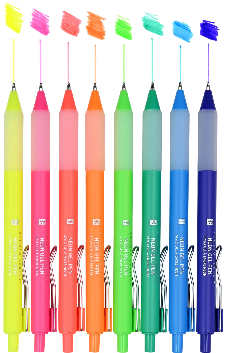 Peter Pauper Studio Series gelpenner neon 8-pakn 0.5