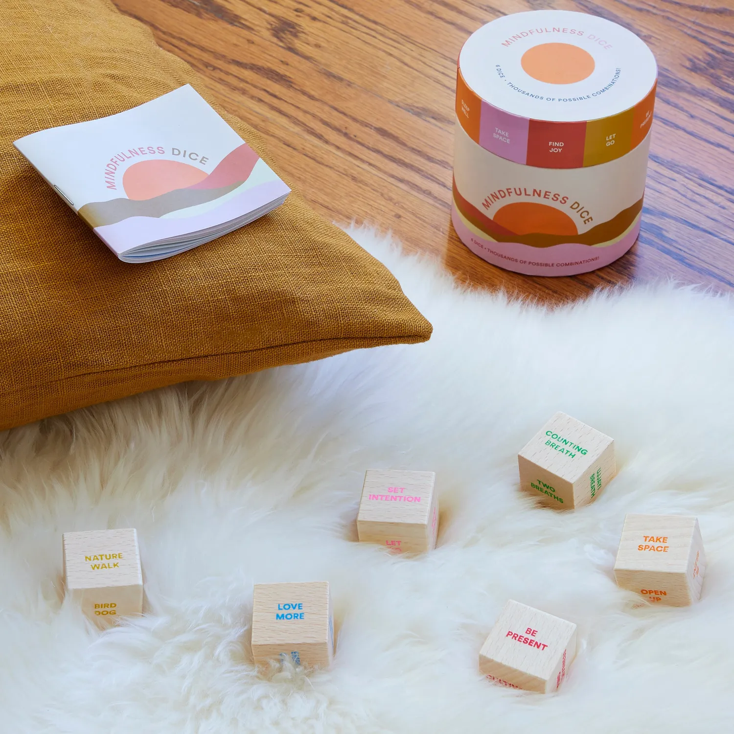Mindfulness Dice spill 6 terninger – meditasjon