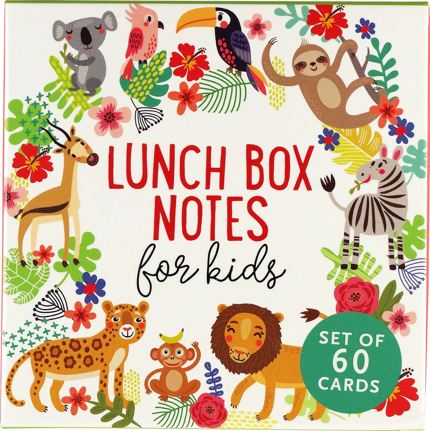 Peter Pauper Press Lunch Box Notes for Kids kortsett 60 stk