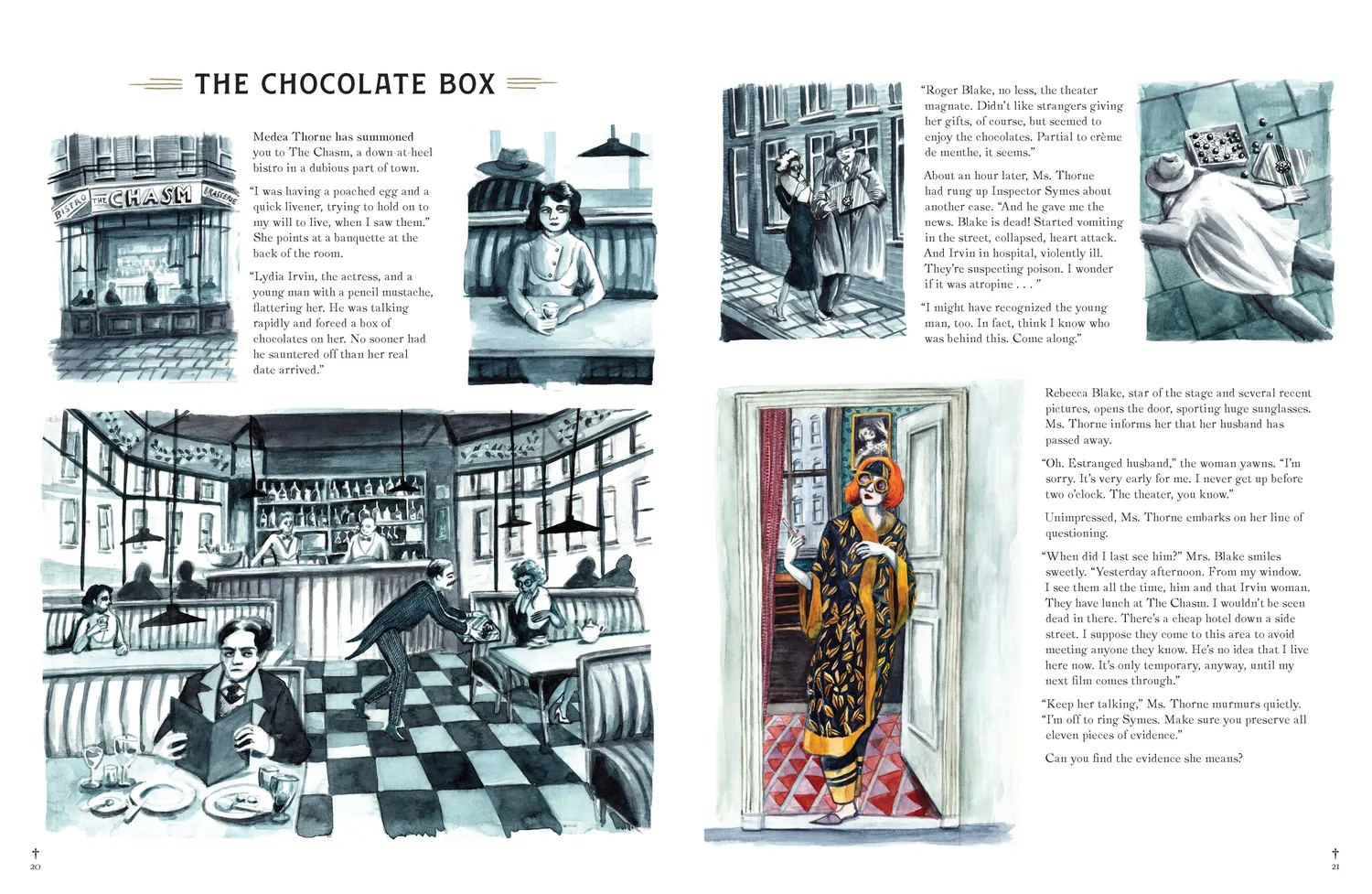 Chronicle Murder Most Puzzling puslebok innbundet 20 mysterier