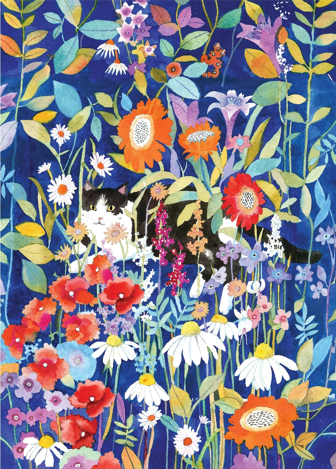 Peter Pauper Press Garden Cat puslespill 1000 brikker