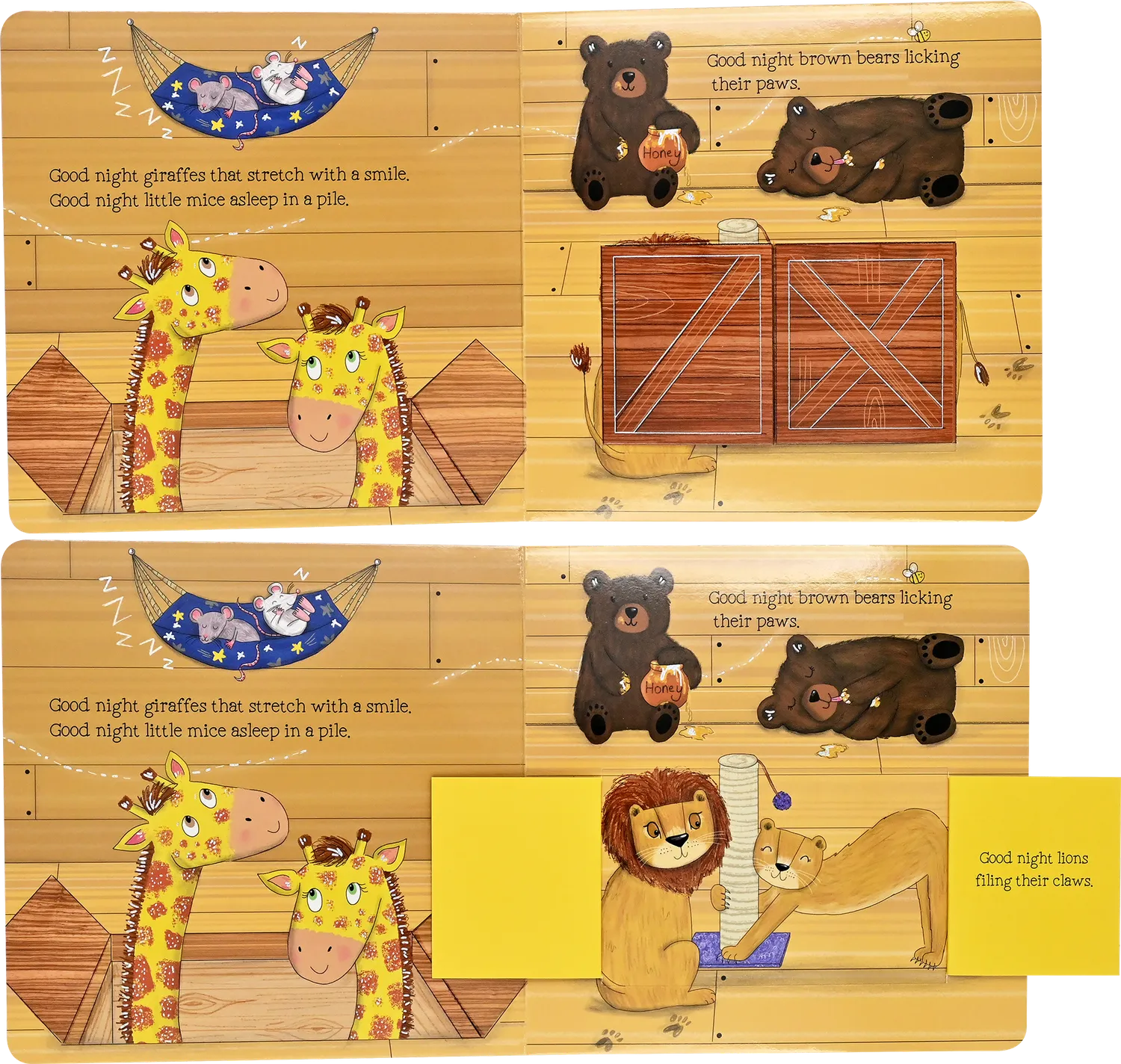 Peter Pauper Press Good Night Noah's Ark pappbok klaffer