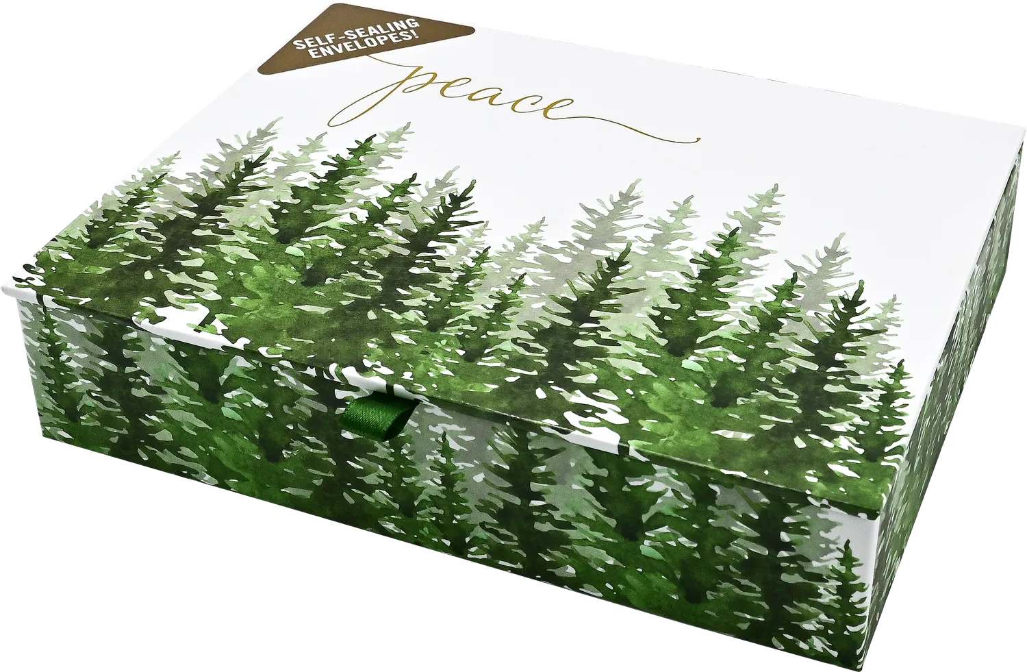 Peter Pauper Press Winter Evergreens julekort 20-pakning fred