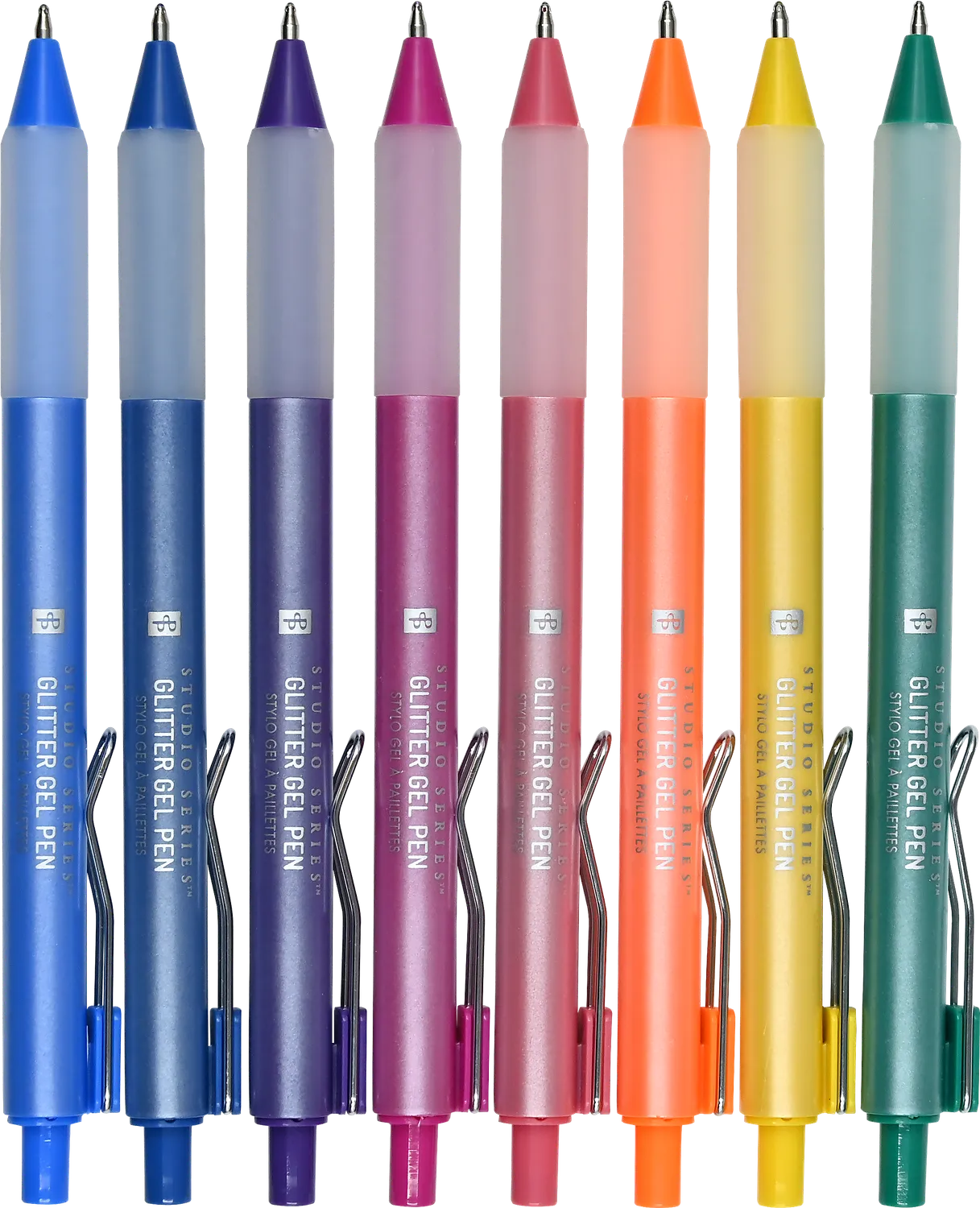 Peter Pauper Press Studio Series glitter gelpenner 8 stk