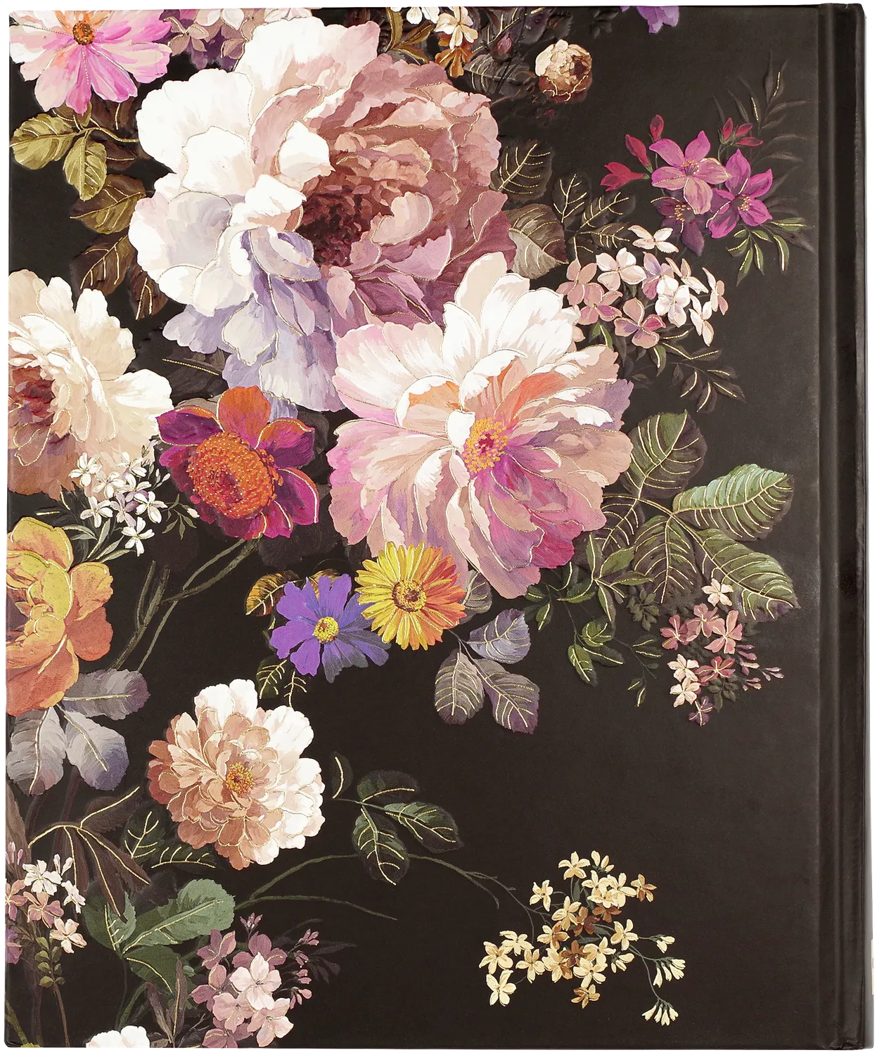 Peter Pauper Press Midnight Floral notatbok linjert