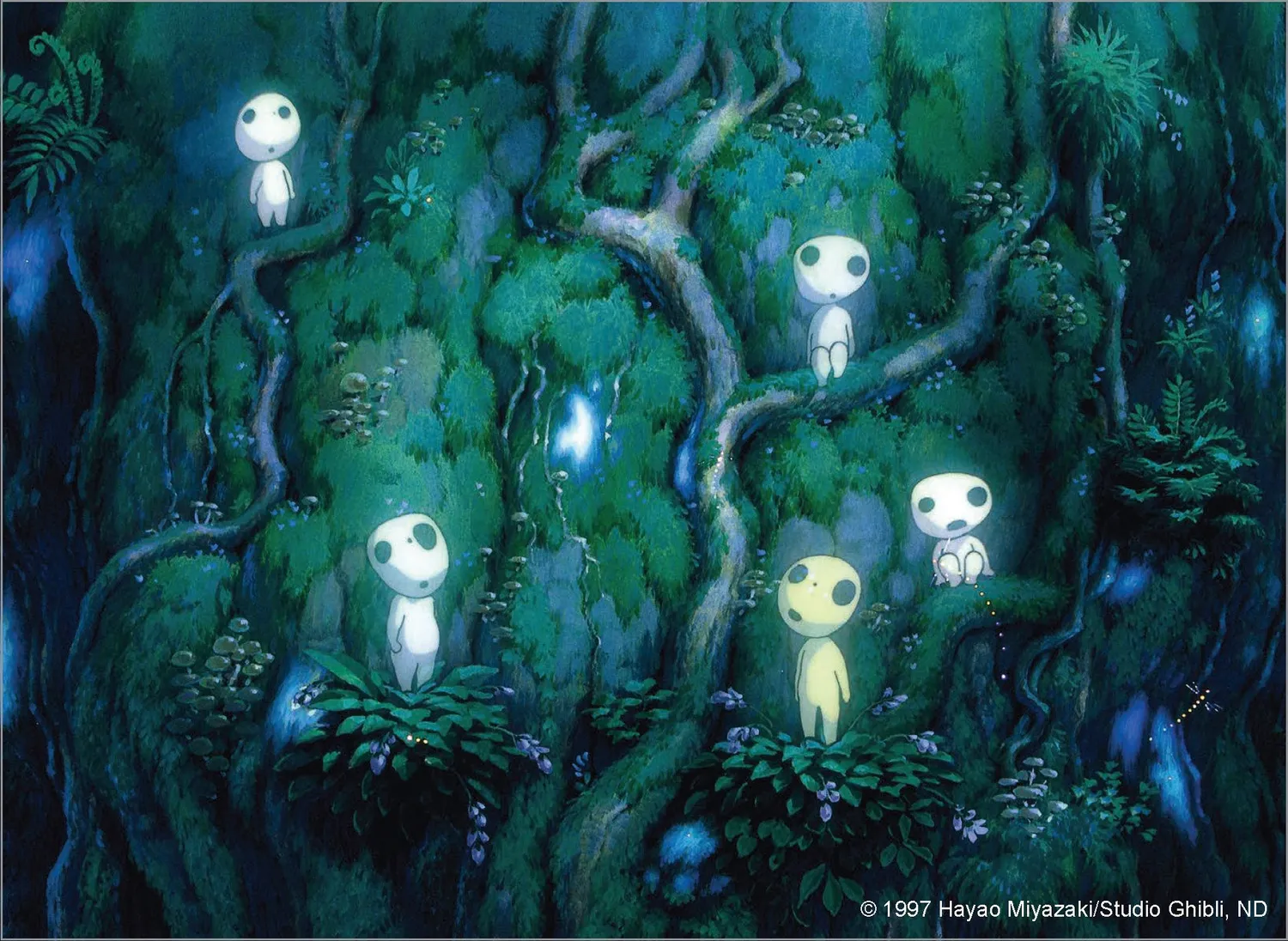 Abrams and Chronicle Princess Mononoke postkort 30 stk filmkunst