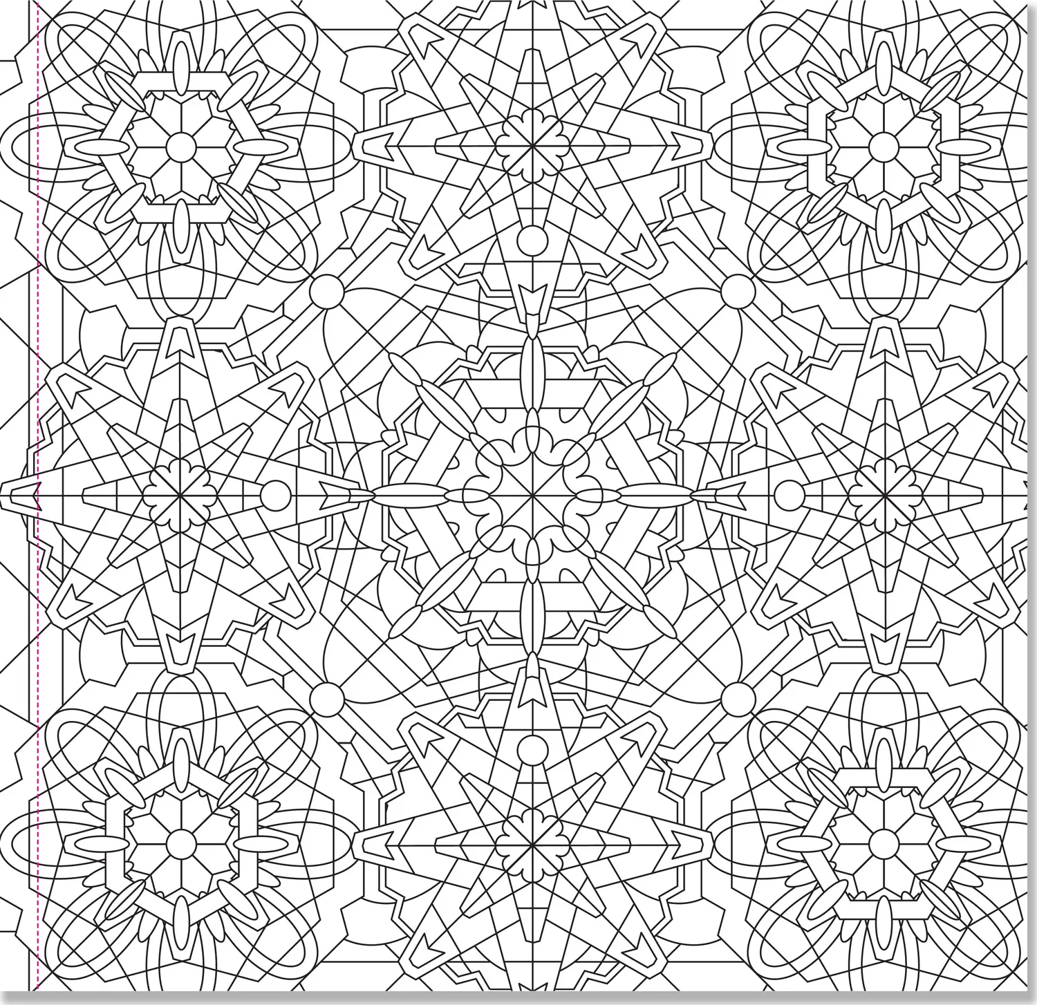Peter Pauper Press Kaleidoscope Designs Artist's Coloring Book fargebok