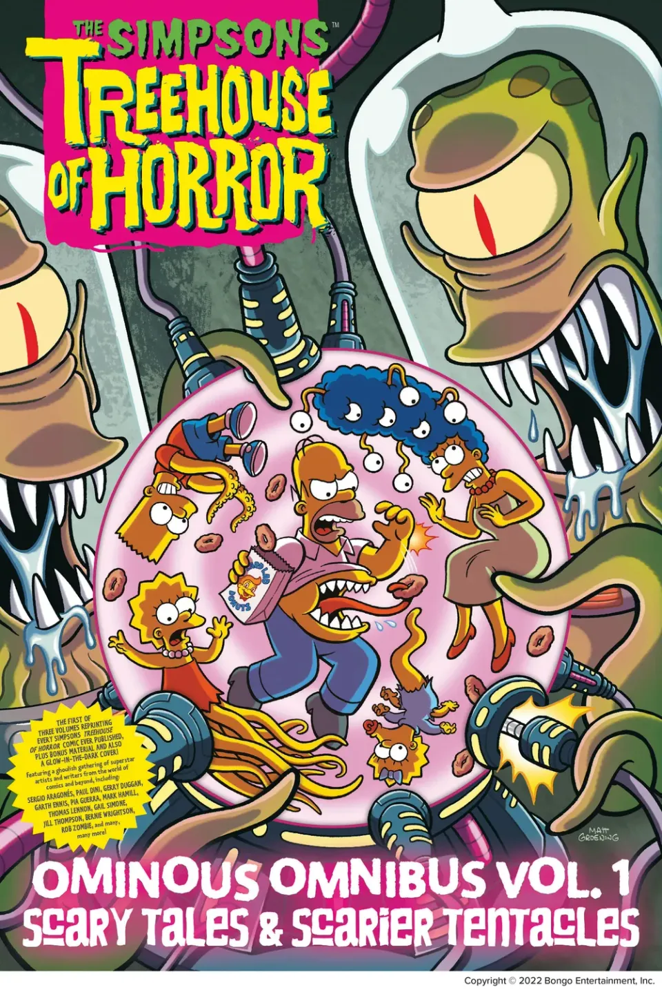 Abrams ComicArts Simpsons Ominous Omnibus tegneserie innbundet