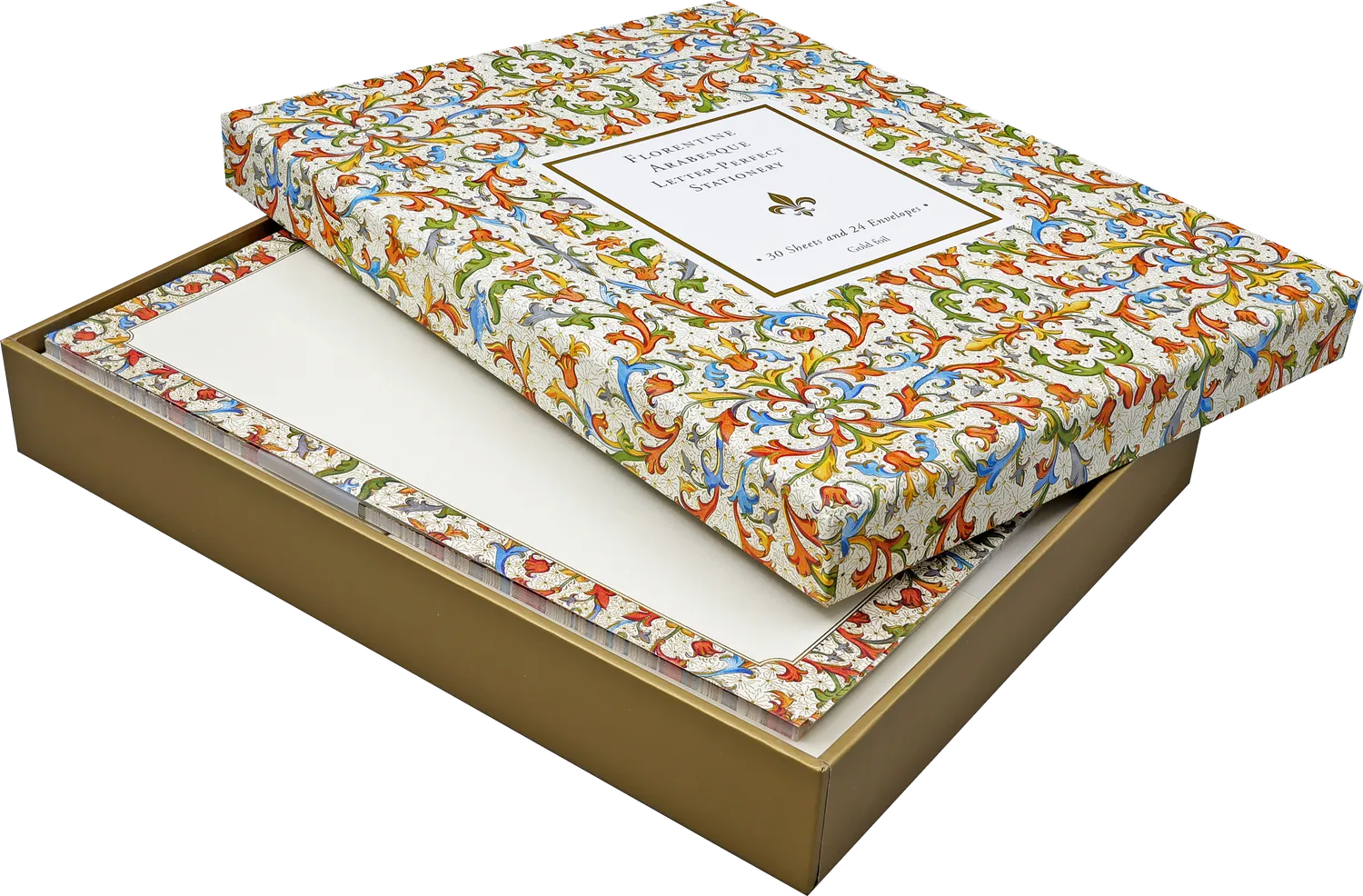 Peter Pauper Press Florentine Arabesque brevpapir eske