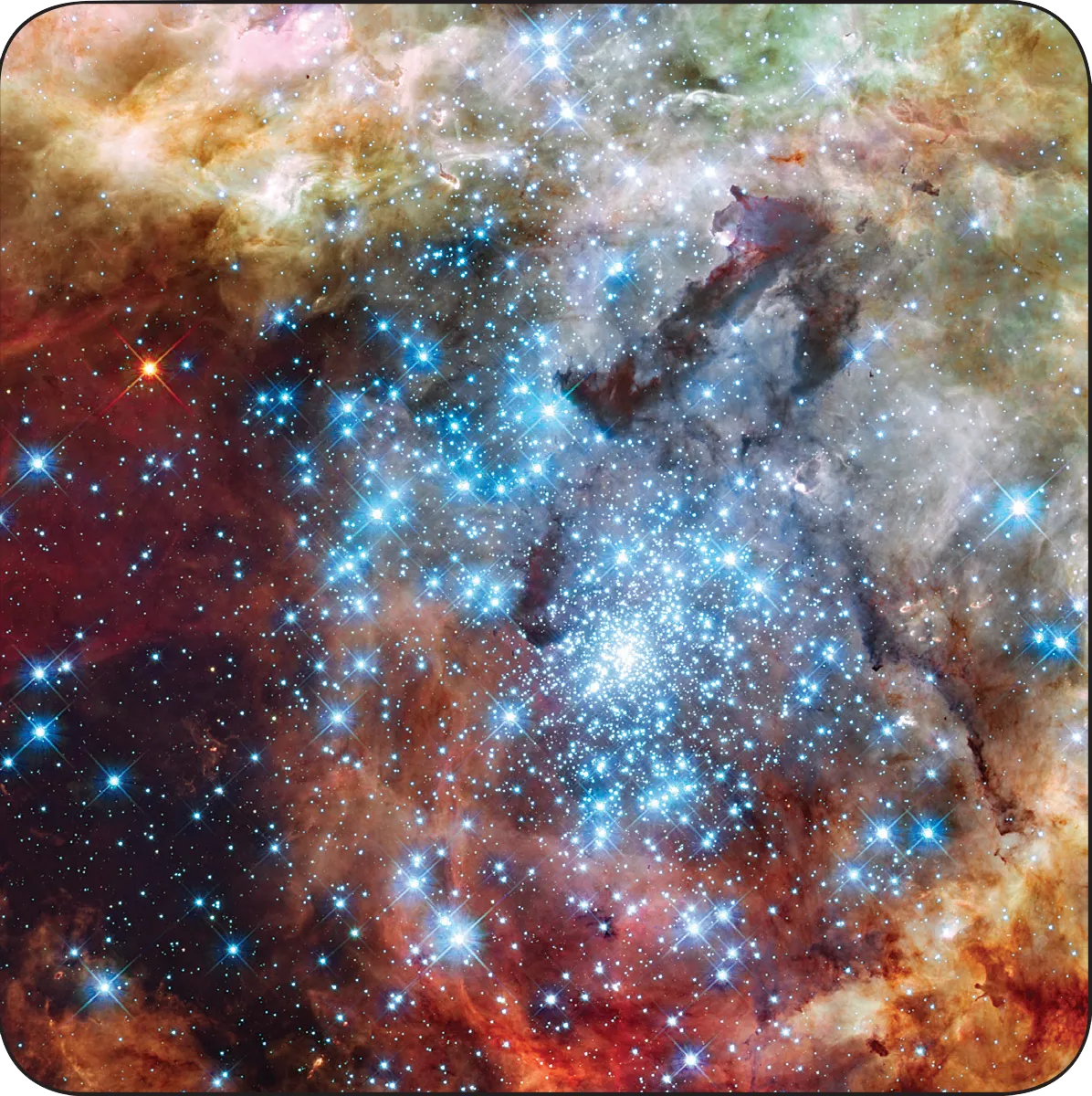 Peter Pauper Press Celestial coastere 8-pakning NASA