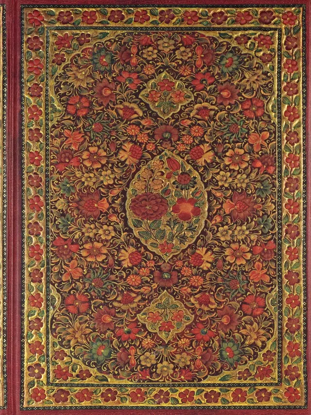 Peter Pauper Press Gilded Floral notatbok linjert gullsnitt