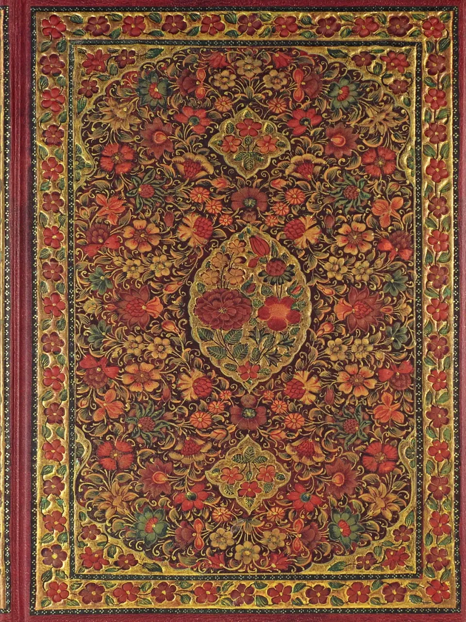 Peter Pauper Press Gilded Floral notatbok linjert gullsnitt