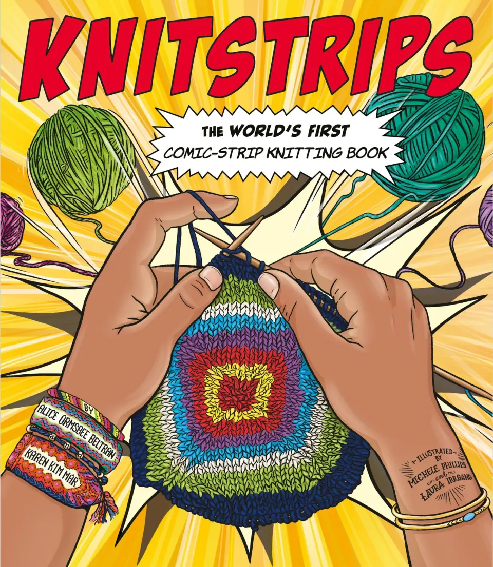 Abrams Knitstrips Comic-Strip Knitting pocket strikkebok
