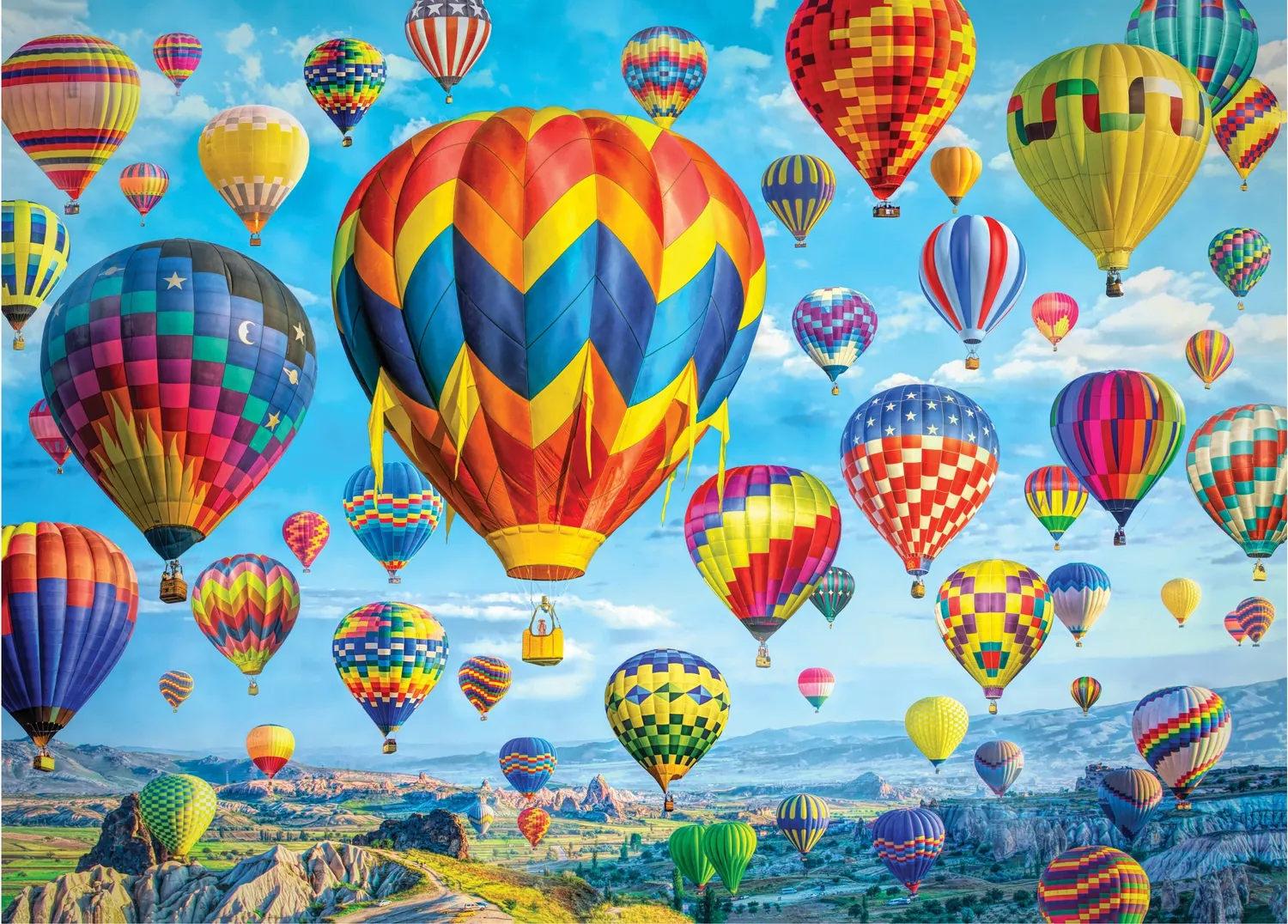 Peter Pauper Press Balloons in Flight puslespill 1000 gave